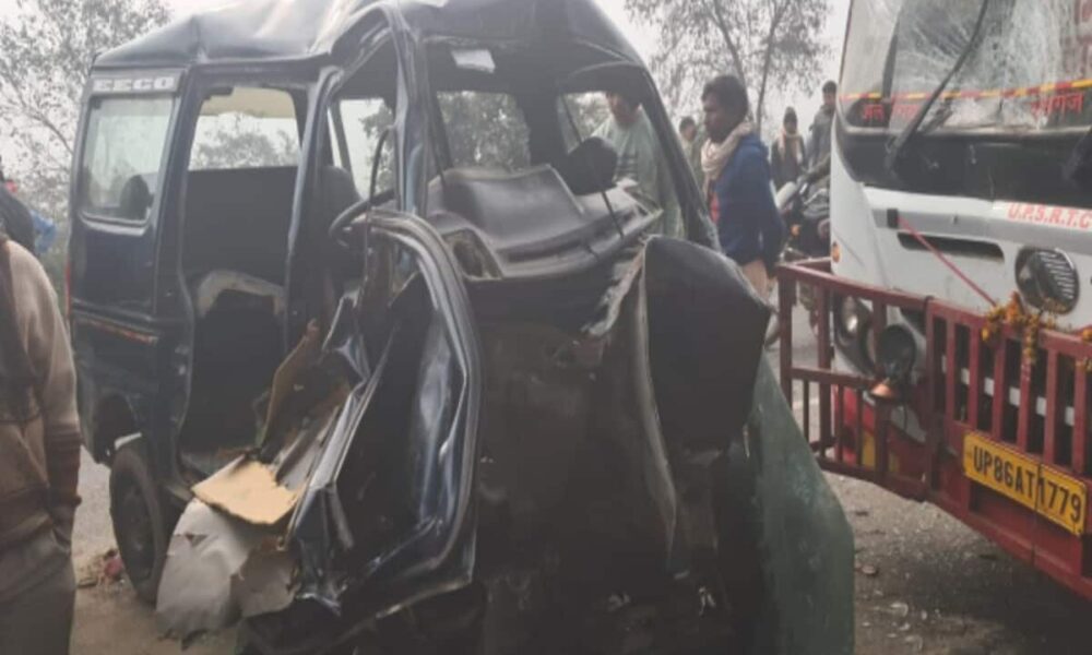 car taking children to school collides with roadways bus 2 children and driver tragically died