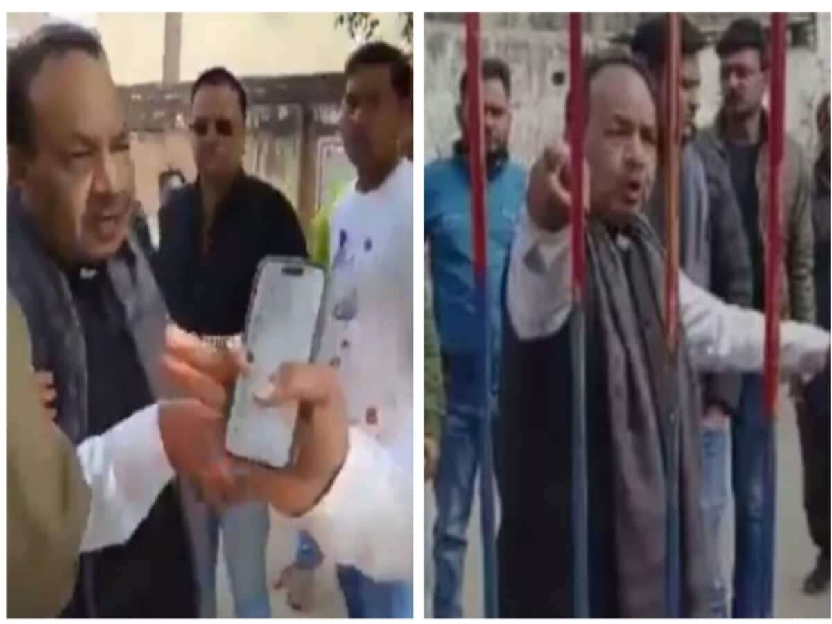 AAP विधायक महेंद्र गोयल पर इंस्पेक्टर को जान से मारने की धमकी देने का आरोप, शिकायत दर्ज; BJP ने शेयर किया वीडियो