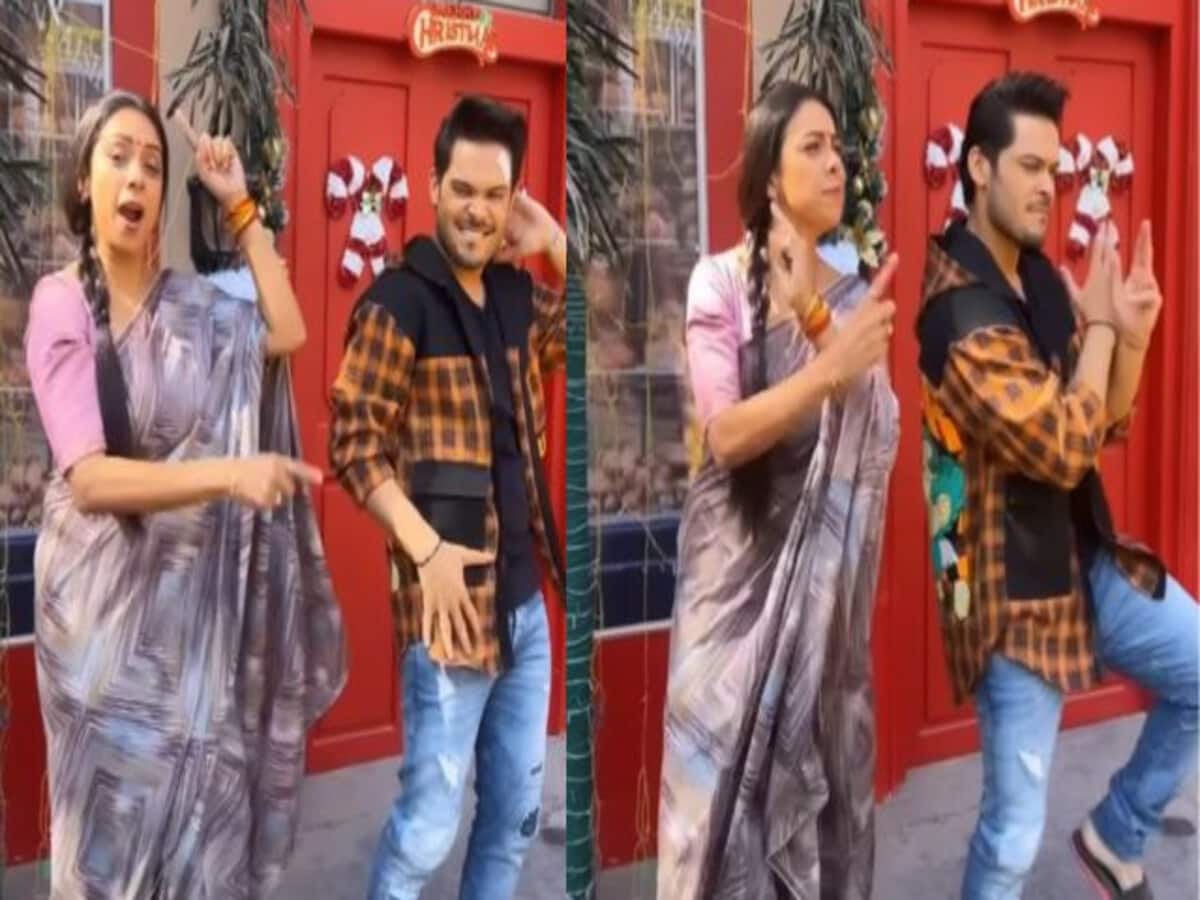 Anupama: शूटिंग सेट पर अनुपमा और तपिश का रॉकिंग डांस, अनुज कपाड़िया के फैंस करने लगे ऐसे कमेंट Anupama: शूटिंग सेट पर अनुपमा और तपिश का रॉकिंग डांस, अनुज कपाड़िया के फैंस करने लगे ऐसे कमेंट