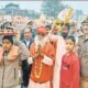 गाजे-बाजे संग चित्रकूट से निकलीं श्रीराम चरण पादुकाएं, संगम से प्रतापगढ़ और फिर ये रहेगा रूट