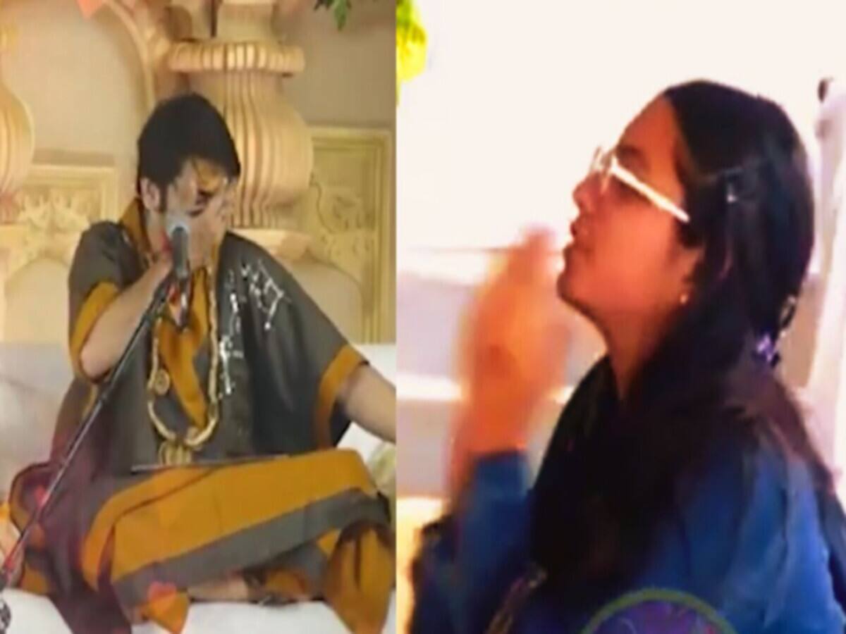 धीरेंद्रे शास्त्री को लड़की ने दिया Flying Kiss, वायरल हो रहा बाबा का रिएक्शन, देखें VIDEO धीरेंद्रे शास्त्री को लड़की ने दिया Flying Kiss, वायरल हो रहा बाबा का रिएक्शन, देखें VIDEO