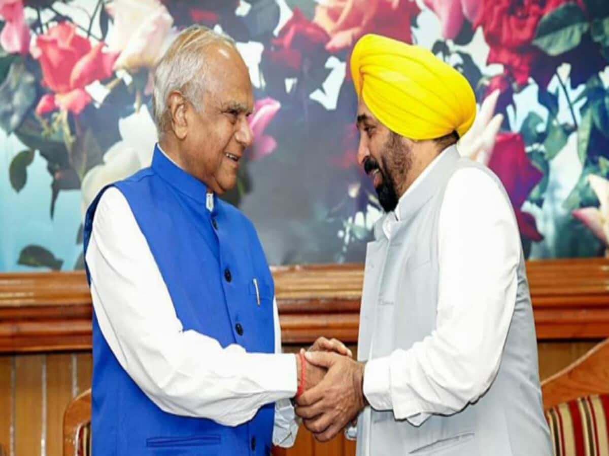 Governor approved three bills pending in Punjab CM Bhagwant Mann said thanks Governor approved three bills pending in Punjab CM Bhagwant Mann said thanks