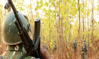 For the first time after independence a police station was constructed in the Naxalite stronghold deployed with 1000 police forces