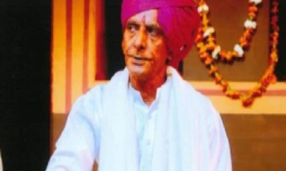 man who promoted traditional dance drama mach omprakash sharma now get padma award