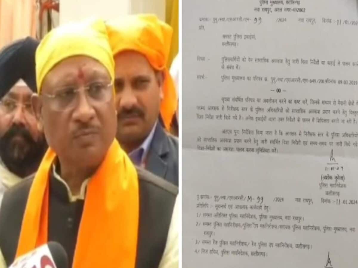On the weekly holiday of Chhattisgarh Police CM Sai said No order was given suspense remains on the holiday – छत्तीसगढ़ पुलिस के सप्ताहिक अवकाश पर सीएम साय बोले On the weekly holiday of Chhattisgarh Police CM Sai said No order was given suspense remains on the holiday – छत्तीसगढ़ पुलिस के सप्ताहिक अवकाश पर सीएम साय बोले