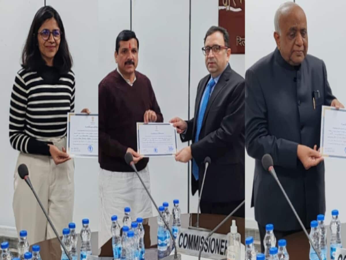 जेल में रहकर ही दोबारा सांसद बने संजय सिंह, बिना मुकाबला AAP की 3 सीटों पर जीत जेल में रहकर ही दोबारा सांसद बने संजय सिंह, बिना मुकाबला AAP की 3 सीटों पर जीत