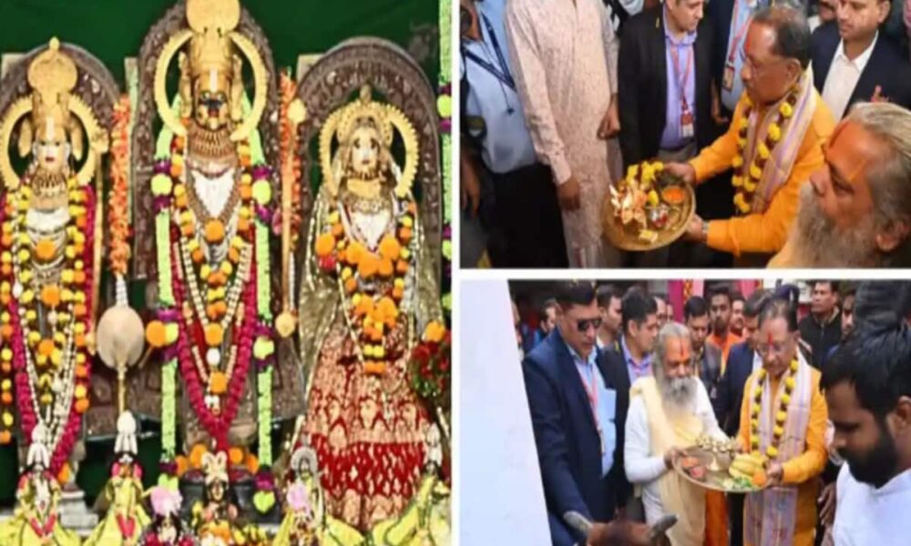 छत्तीसगढ़ के दूधाधारी मठ में हुआ आज स्वर्ण श्रृंगार, बदले मठ नियम, पूजा करने पहुंचे सीएम साय, निमंत्रण मिला पर आज के लिए नहीं