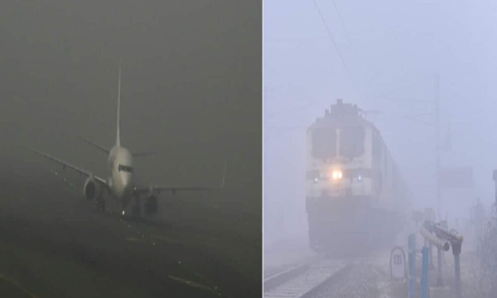 delhi mausam ka haal : weather update IMD predicts dense fog for next 4-5 days flights trains delayed in delhi