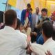 MP में विकसित भारत संकल्प यात्रा के दौरान मंच पर बवाल, कांग्रेस नेता के हाथ में दिखा जूता