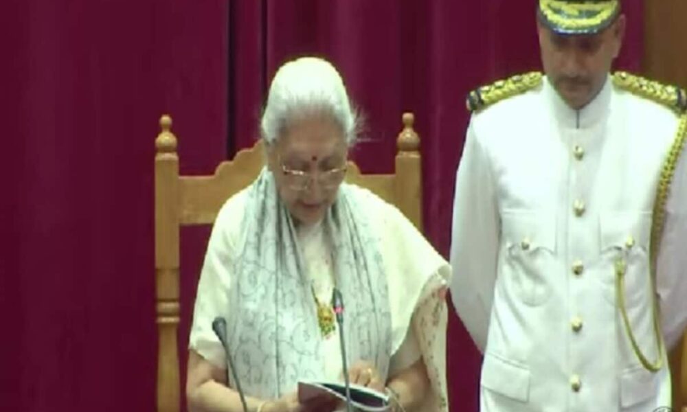 up assembly budget session 2024 start governor s address continues amid uproar slogans of go back
