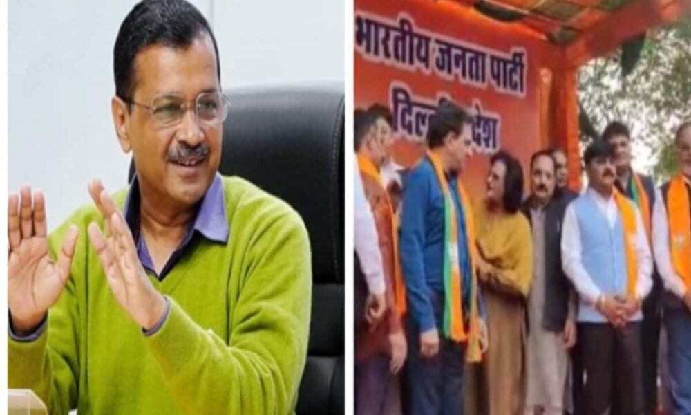 Several AAP and Congress leaders joined BJP in presence of Delhi BJP chief Virendra Sachdeva before lok sabha election 2024