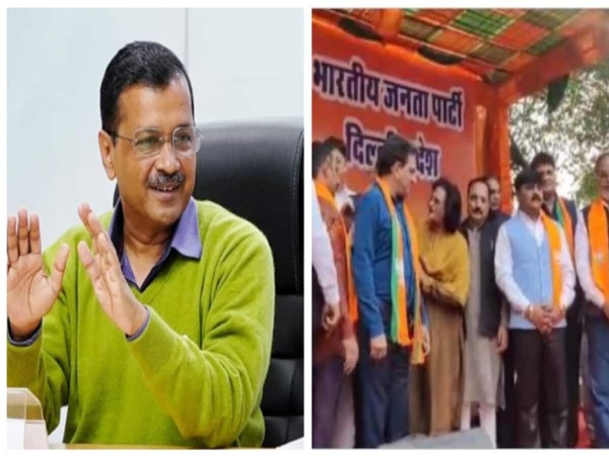 Several AAP and Congress leaders joined BJP in presence of Delhi BJP chief Virendra Sachdeva before lok sabha election 2024 Several AAP and Congress leaders joined BJP in presence of Delhi BJP chief Virendra Sachdeva before lok sabha election 2024