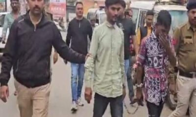 अपहरण करने के बाद युवक को नग्न कर पीटा, अब चड़े पुलिस के हत्थे, पुलिस ने निकाला जुलूस