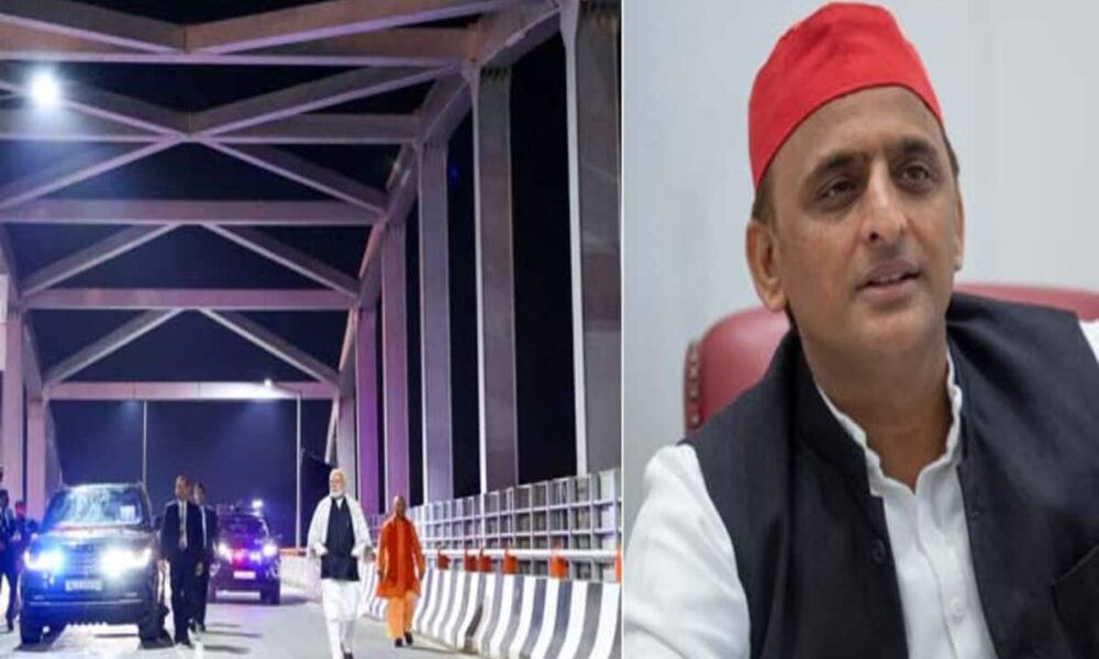 Akhilesh Yadav takes a dig at PM Narendra Modi inspection at Varanasi Bridge asks can we walk here – पीएम मोदी के वाराणसी में पुल निरीक्षण पर अखिलेश यादव ने कसा तंज, कहा