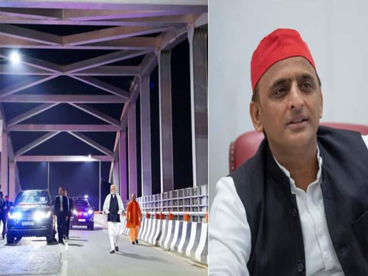 Akhilesh Yadav takes a dig at PM Narendra Modi inspection at Varanasi Bridge asks can we walk here – पीएम मोदी के वाराणसी में पुल निरीक्षण पर अखिलेश यादव ने कसा तंज, कहा Akhilesh Yadav takes a dig at PM Narendra Modi inspection at Varanasi Bridge asks can we walk here – पीएम मोदी के वाराणसी में पुल निरीक्षण पर अखिलेश यादव ने कसा तंज, कहा