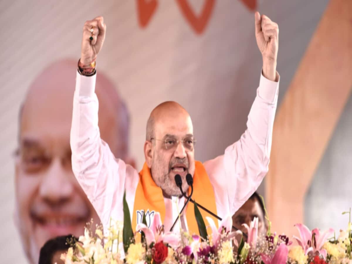 Amit Shah reached Chhattisgarh for the third time with the aim of Modi government organized class of leaders after 121 meetings Amit Shah reached Chhattisgarh for the third time with the aim of Modi government organized class of leaders after 121 meetings