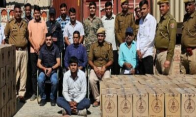बाड़मेर डीएसटी ने पकड़े शराब के 557 कार्टन, गुजरात सप्लाई होनी थी पंजाब निर्मित शराब