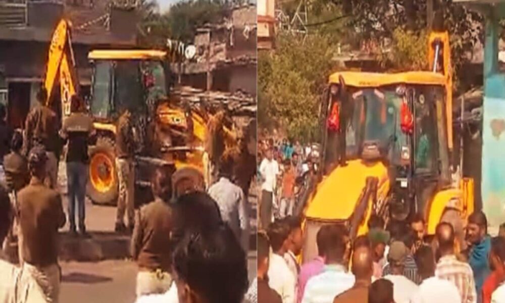 भाजपा नेता मर्डर केस में मोहन सरकार का बुलडोजर ऐक्शन, तोड़ा गया आरोपियों का घर