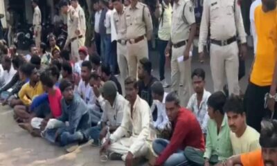 In Chhattisgarh today the police organized a class for the goons if they did not reach the police station before calling them