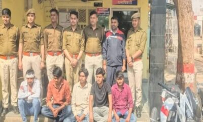 दौसा के महुवा में किसान पर फायरिंग, पुलिस ने लूट के प्रयास में 5 युवकों को किया गिरफ्तार