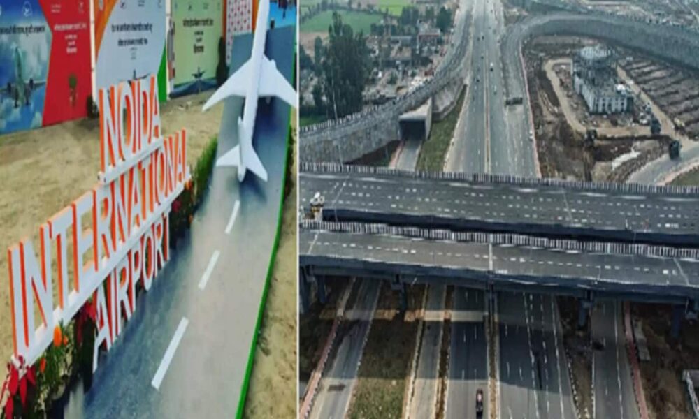 Jewar Airport will be connected to Delhi-Mumbai Expressway by next year