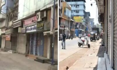 Effect of farmers bandh visible in Chhattisgarh shops closed since morning in many districts of the state Congress supported
