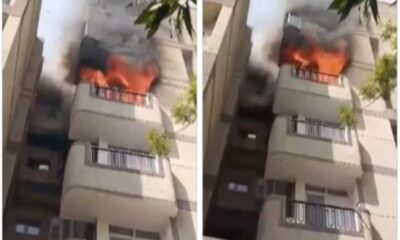 दिल्ली के द्वारका इलाके में अपार्टमेंट में आग, चौथी और पांचवीं मंजिल से कूदीं महिलाएं; 1 की मौत