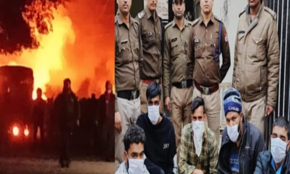Haldwani violence 10 arrested including two wanted Arbaaz with petrol bomb caught