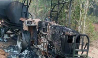 फिर दिखी नक्सलियों की बौखलाहट, नरायणपुर में अगजनी की घटना को माओवादियों ने दिया अंजाम