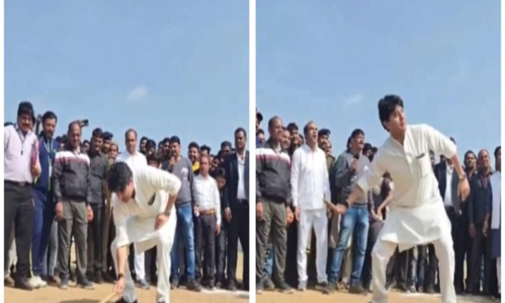 Union Minister Jyotiraditya Scindia Playing gilli danda watch viral video – डंडा था हाथ में पर नहीं उड़ा सके गिल्ली, ज्योतिरादित्य सिंधिया ने वीडियो शेयर कर पूछा