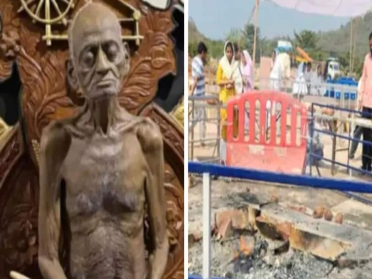 जमीन में दबाया जाएगा विद्यासागर जी का अस्ति कलश, बनेगी समाधि जमीन में दबाया जाएगा विद्यासागर जी का अस्ति कलश, बनेगी समाधि