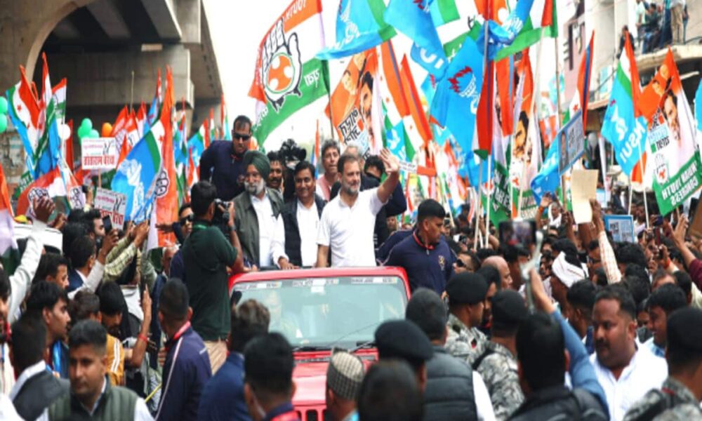 Rahul Gandhi interacted with retired army personnel and Agniveer aspirants in Gwalior during Bharat Jodo Nyay Yatra