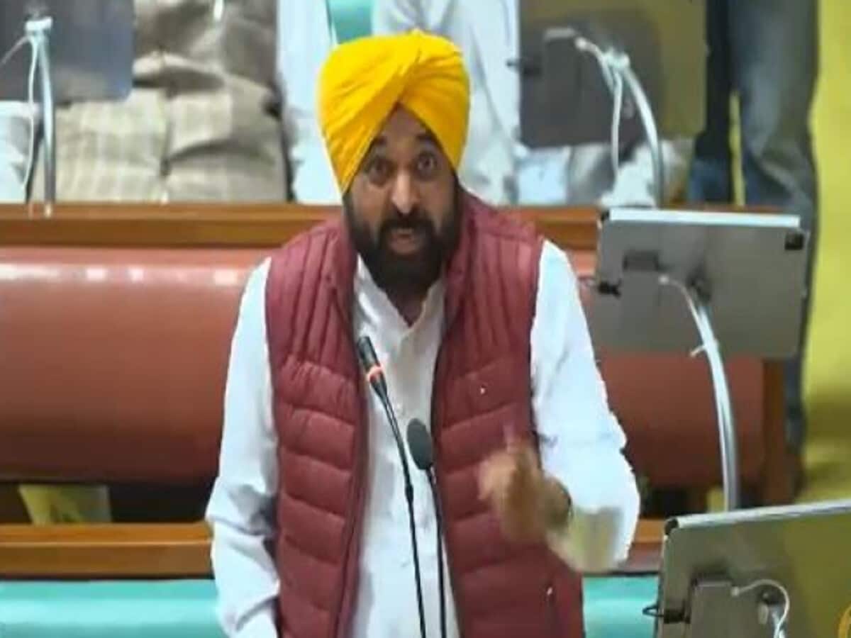 CM Bhagwant Mann and Bajwa clashed in the assembly scuffle between AAP and Congress