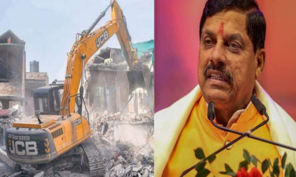 आपसी विवाद में बुजर्ग की हत्या, आरोपियों के घर पर चला मोहन सरकार का बुलडोजर