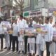 छत्तीसगढ़ में महंगाई के खिलाफ कांग्रेस का प्रदर्शन, सब्जी और राशन लेकर पहुंचे कांग्रेसी कर रहे विरोध