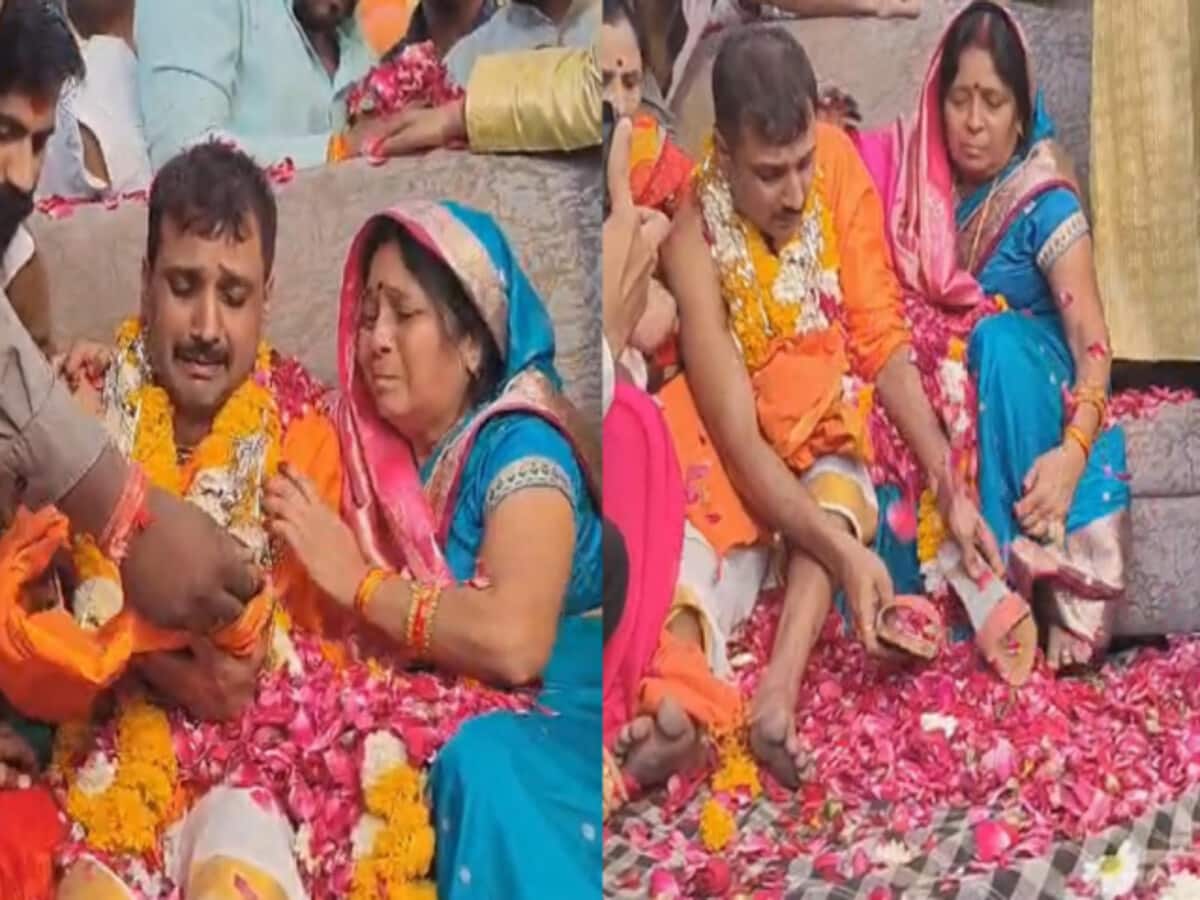 शरीर से चमड़ी निकाल कर मां के लिए बनवाई चप्पल, रामायण पढ़कर बदल गया MP का अपराधी शरीर से चमड़ी निकाल कर मां के लिए बनवाई चप्पल, रामायण पढ़कर बदल गया MP का अपराधी