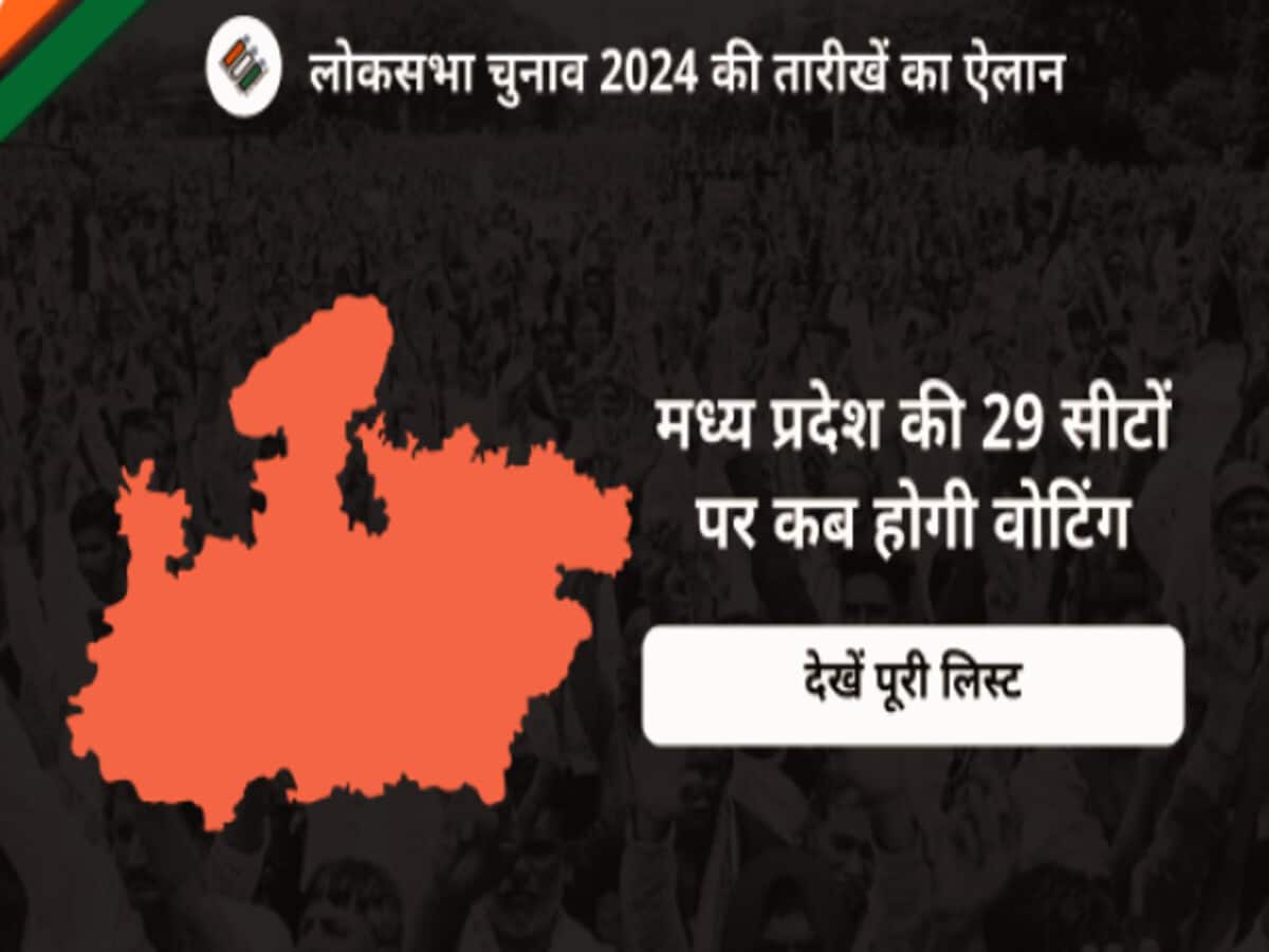 madhya pradesh lok sabha election 2024 dates lok sabha chunav schedule for 29 seats madhya pradesh lok sabha election 2024 dates lok sabha chunav schedule for 29 seats