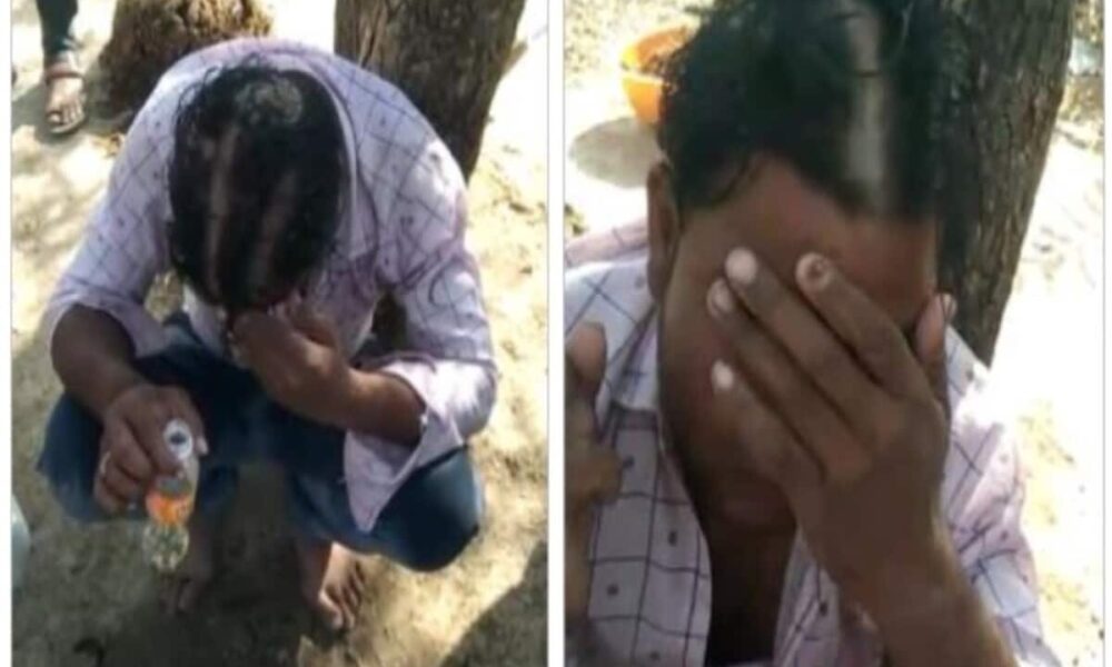 जूते से पीटा, सिर मुंडवाया और आधी मूंछ काट दी; पेशाब भी पिलाया, 3 आरोपी अरेस्ट