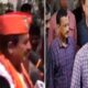manoj tiwari dig at arvind kejriwal arrest during holi celebration
