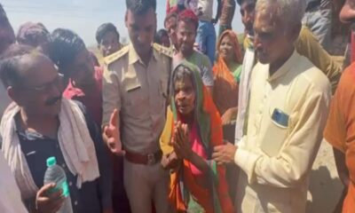 mp news gwalior police gave gift to elderly woman on holi getting a lot of applause