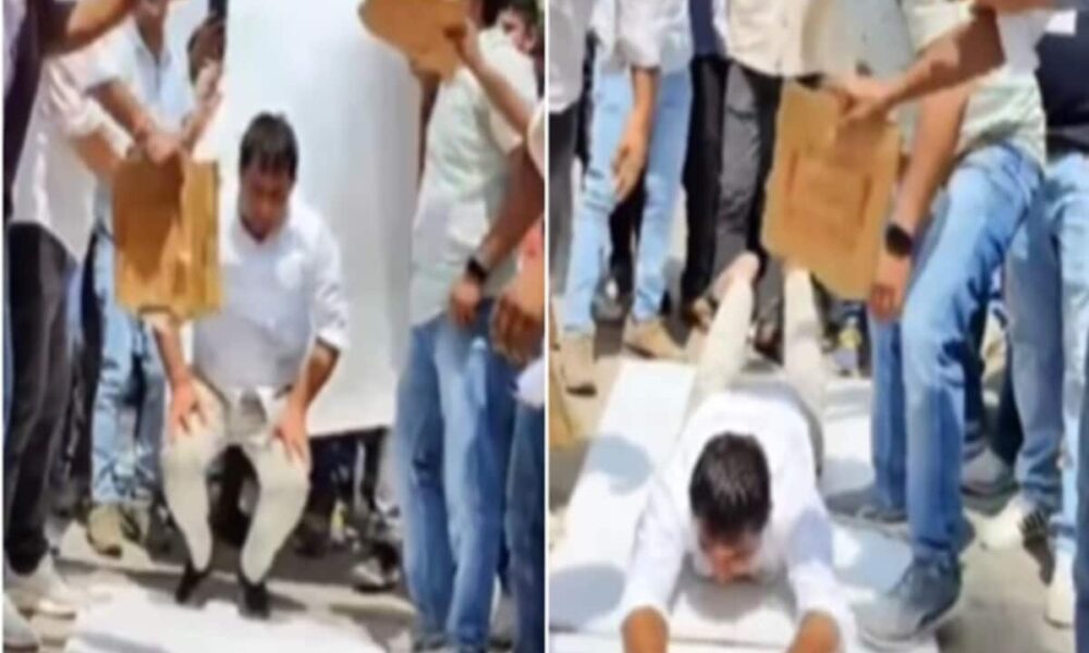 तेज धूप में दौसा की जनता को दंडवत प्रणाम, कांग्रेस के बागी नेता का अनोखा अंदाज; पार्टी पर फूटा गुस्सा