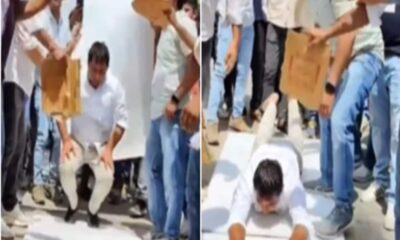 तेज धूप में दौसा की जनता को दंडवत प्रणाम, कांग्रेस के बागी नेता का अनोखा अंदाज; पार्टी पर फूटा गुस्सा
