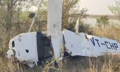 मध्य प्रदेश में विमान क्रैश, गुना एयरपोर्ट पर लैंडिंग के वक्त हादसा; महिला पायलट घायल, वीडियो