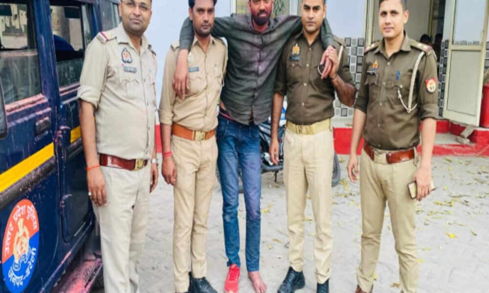 गैंगस्टर के रंग में पड़ा भंग; हवालात से भागे अंकित यादव को पुलिस ने दबोचा, होली मनाने आया था गांव