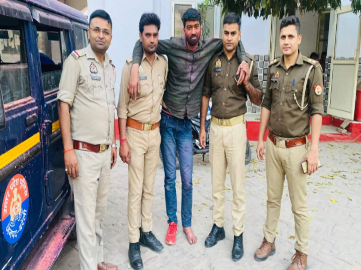 गैंगस्टर के रंग में पड़ा भंग; हवालात से भागे अंकित यादव को पुलिस ने दबोचा, होली मनाने आया था गांव