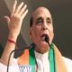 Congress will extinct like dinosaurs Union Minister Rajnath Singh lashed out