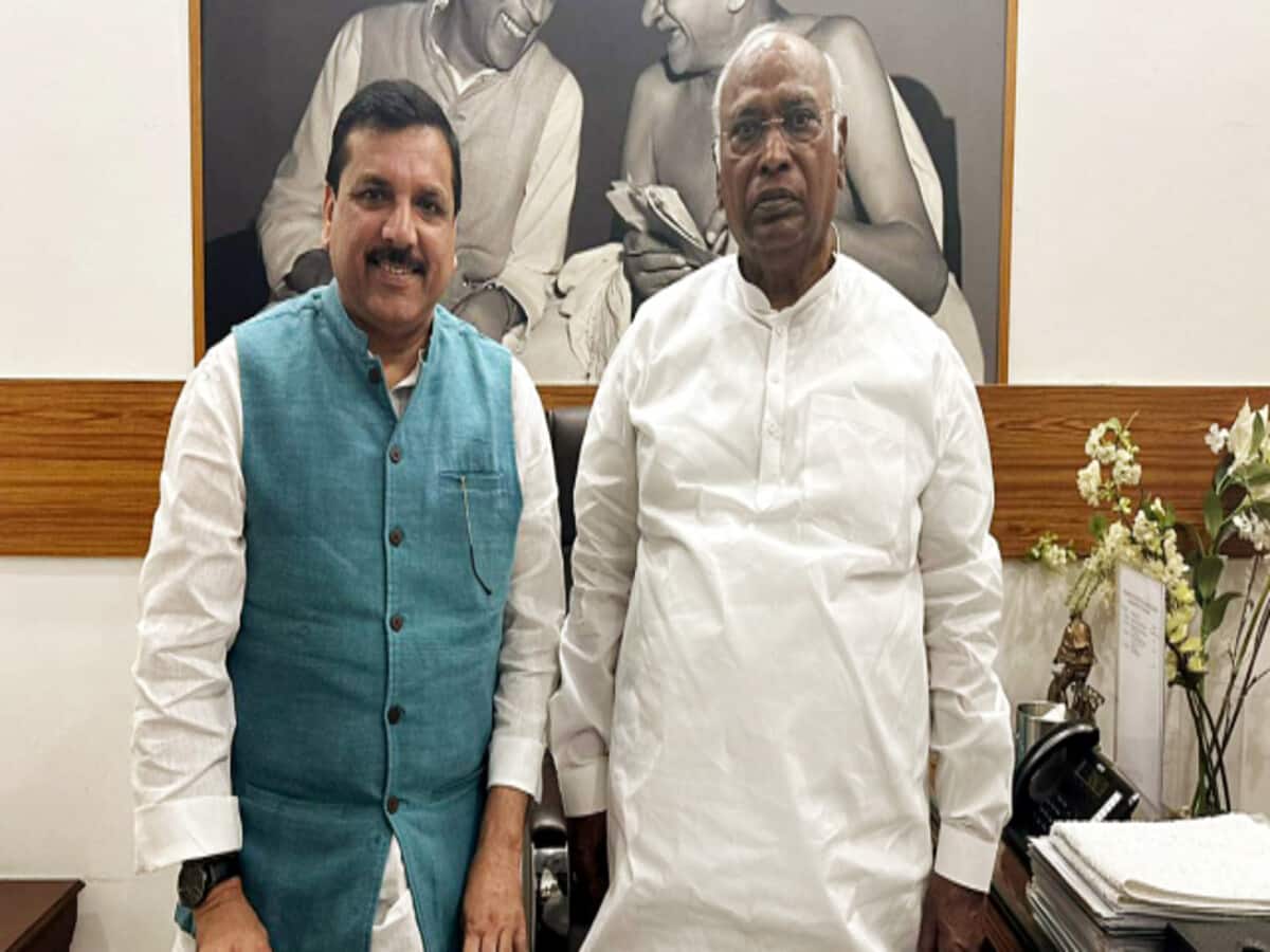 Lok Sabha Elections: आप का कॉमन मिनिमम प्रोग्राम पर जोर, खरगे से मिले संजय सिंह; इन मुद्दों पर की चर्चा