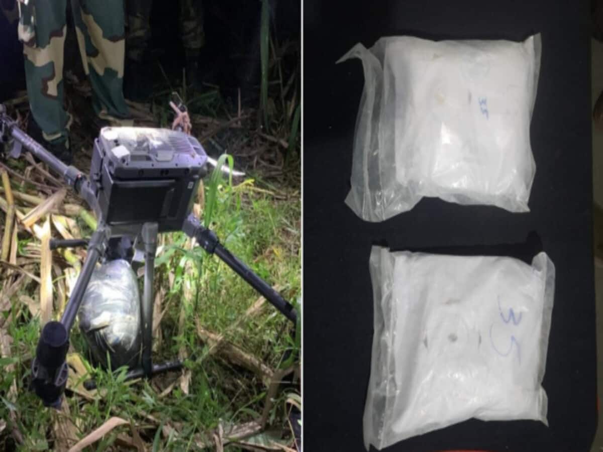 राजस्थान में पाक सीमा के पास BSF ने मार गिराया संदिग्ध ड्रोन, 13 करोड़ रु की ड्रग्स बरामद राजस्थान में पाक सीमा के पास BSF ने मार गिराया संदिग्ध ड्रोन, 13 करोड़ रु की ड्रग्स बरामद