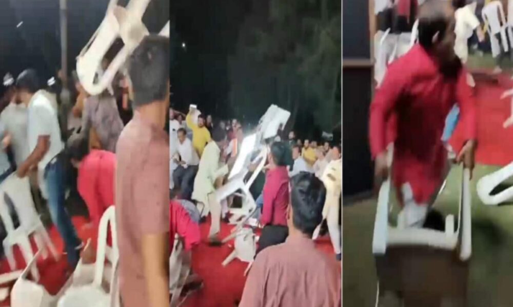 MP : जबलपुर में TV डिबेट शो में कांग्रेस और BJP कार्यकर्ता भिड़े, जमकर चली कुर्सियां, कई लोग घायल; वीडियो वायरल