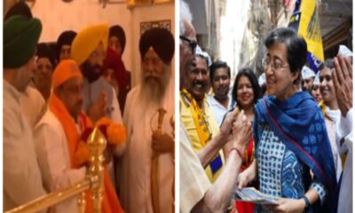 दिल्ली में चुनाव प्रचार तेज, आतिशी ने डोर-टू-डोर किया कैंपेन; गुरुद्वारा बंगला साहिब में नजर आए BJP प्रत्याशी